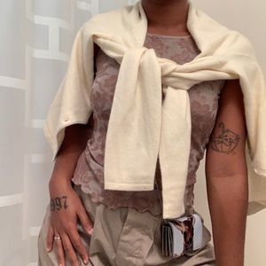 VTG Pure Cashmere Cream Sweater